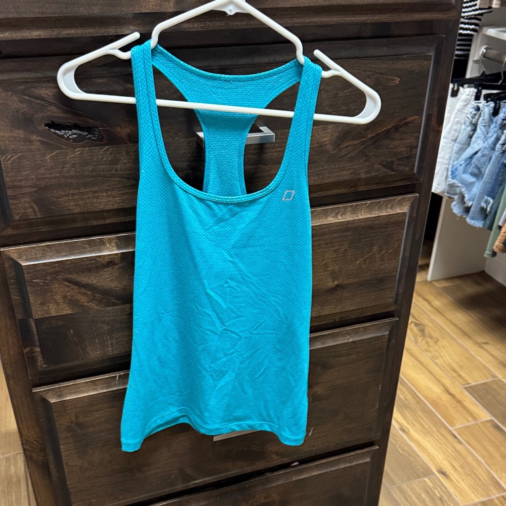 Lorna Jane teal blue athletic tank